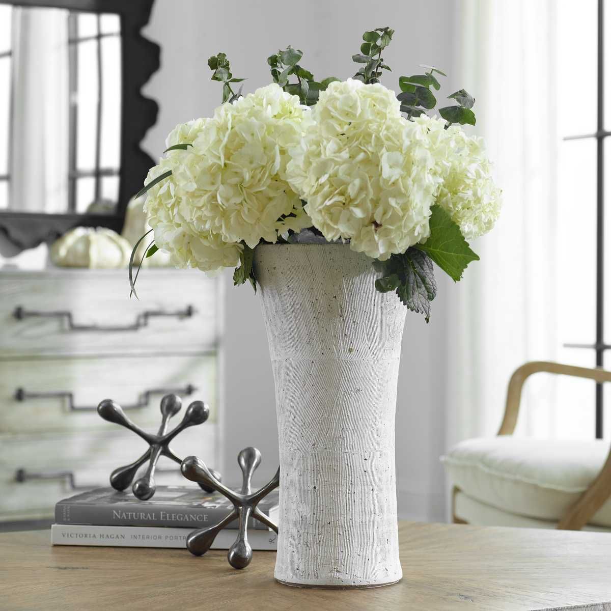 Floreana Vase, Tall - modern vase with sleek design for floral arrangements | Image 3 | InSTYLE Home & Rugs