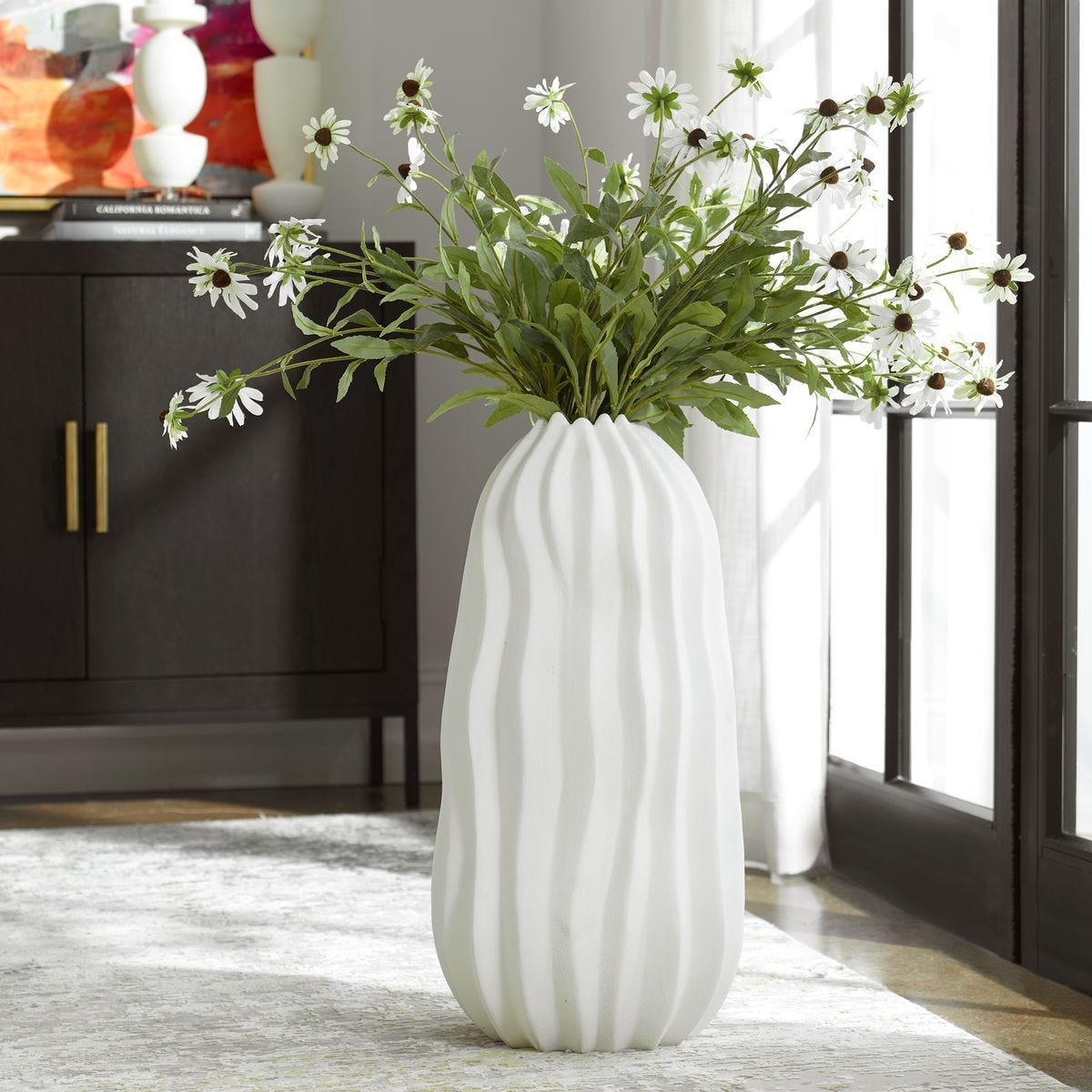 Merritt Indoor-Outdoor Vase - elegant vase for adding a touch of style to any room | Image 1 | InSTYLE Home & Rugs