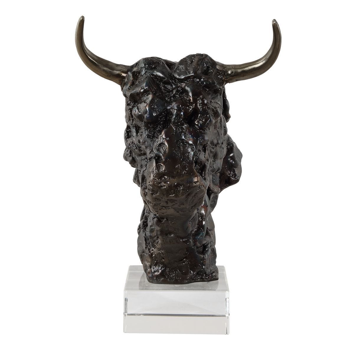 Bison Bust, Sculpture - stylish home accessories to complete your decor | Image 4 | InSTYLE Home & Rugs