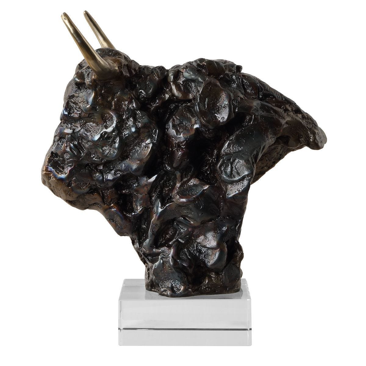 Bison Bust, Sculpture - stylish home accessories to complete your decor | Image 5 | InSTYLE Home & Rugs