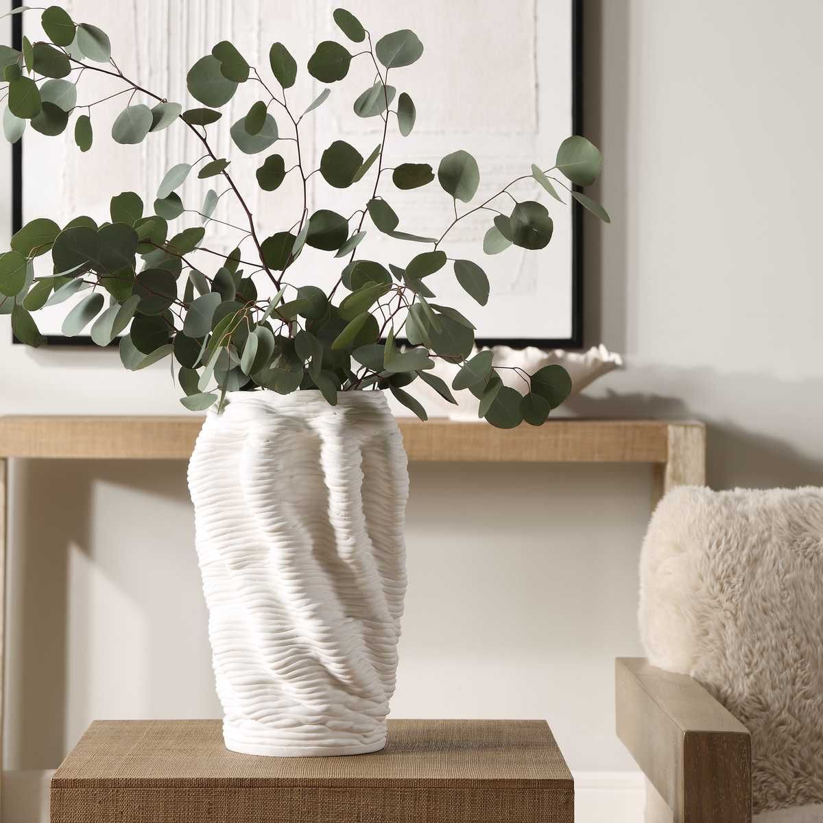 Stratified, Vase - modern vase with sleek design for floral arrangements | Image 1 | InSTYLE Home & Rugs