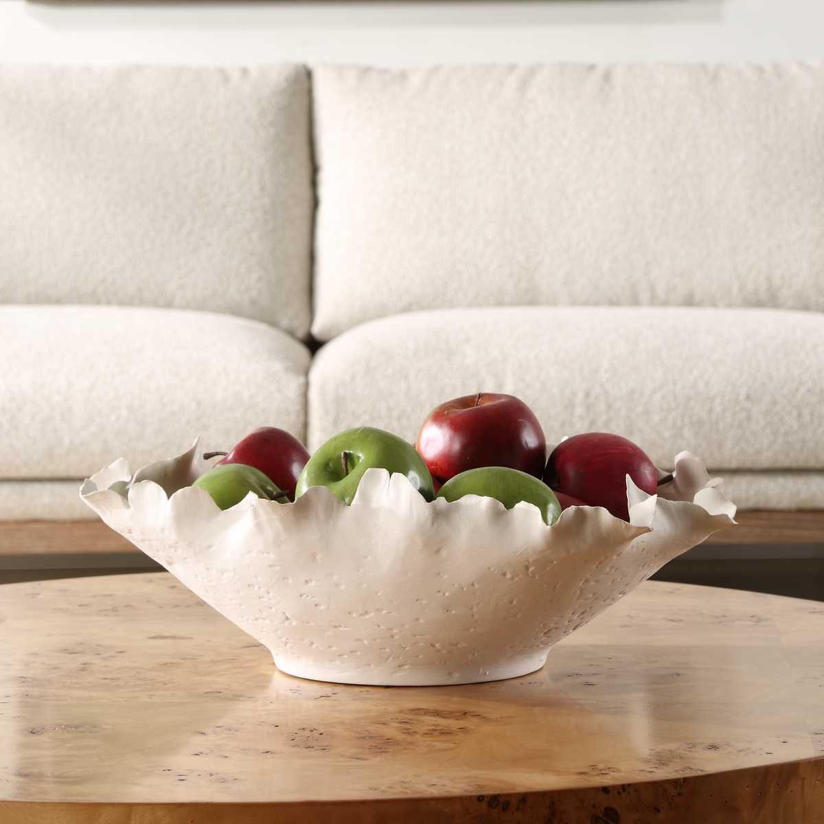 Blossom Bowl, Short - elegant decorative bowl for a unique centerpiece in any room | Image 4 | InSTYLE Home & Rugs