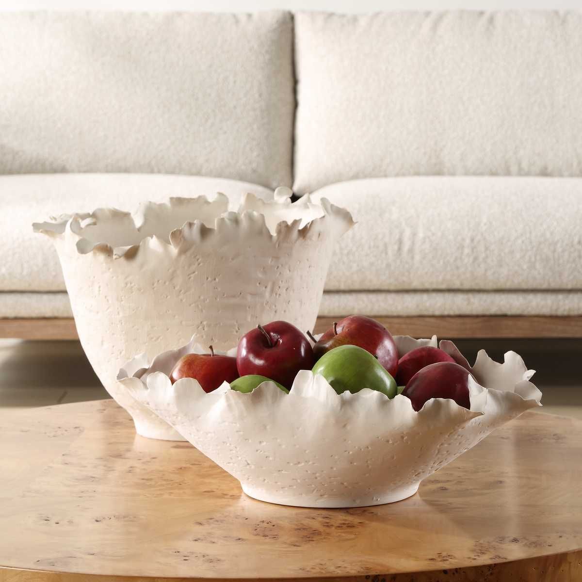Blossom Bowl, Tall - elegant decorative bowl for a unique centerpiece in any room | Image 3 | InSTYLE Home & Rugs
