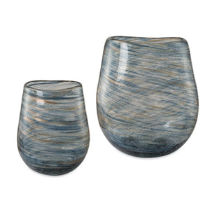 Aurora Swirl, Vases, S/2 - stylish home accessories to complete your decor | Image 2 | InSTYLE Home & Rugs