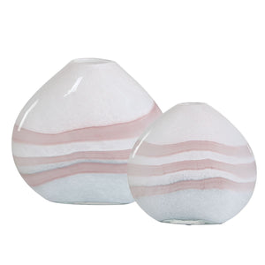 Blush Swirl, Vases, S/2 - stylish home accessories to complete your decor | Image 4 | InSTYLE Home & Rugs