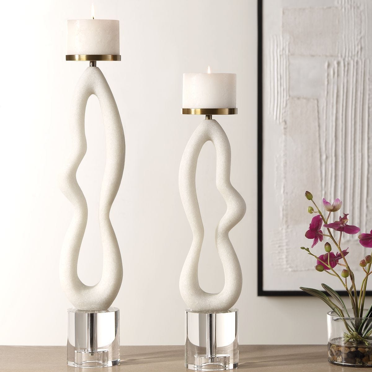 Feamelo, Candleholders, S/2 - modern accessories for a personalized living space | Image 1 | InSTYLE Home & Rugs