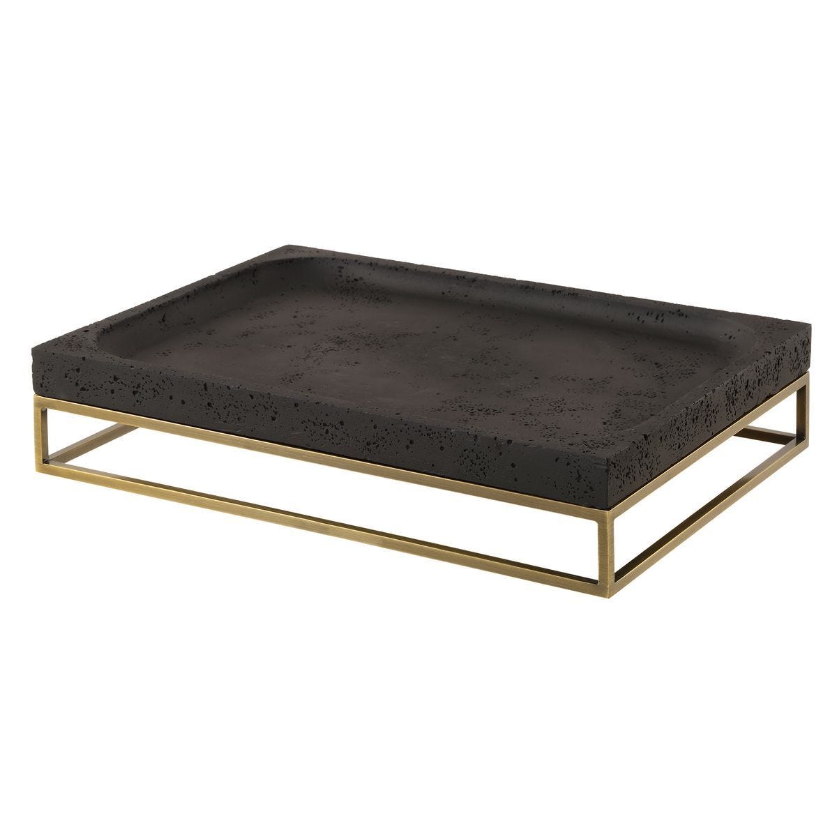 Shadowstone Tray - stylish tray to organize and display your favorite items | Image 4 | InSTYLE Home & Rugs