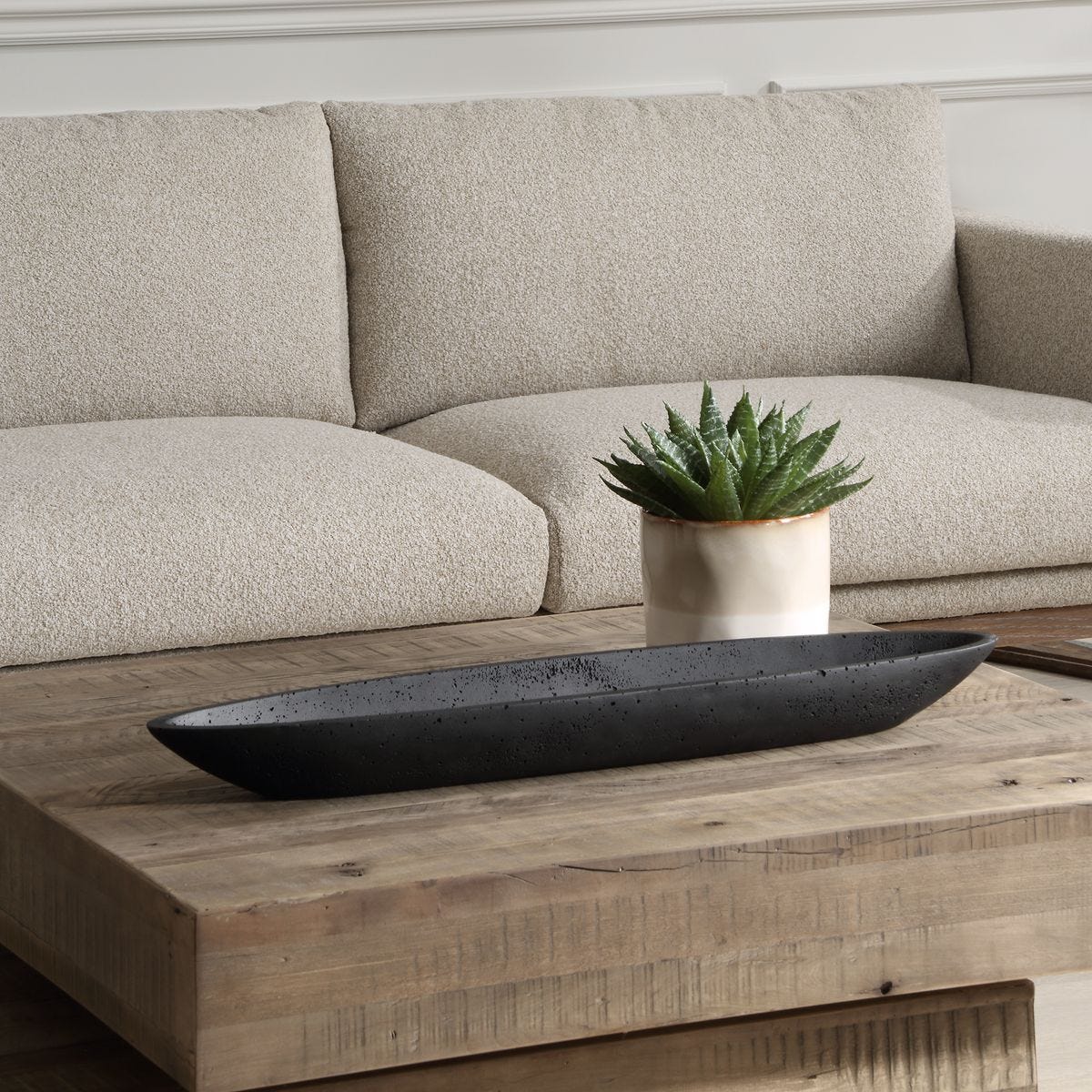 Vessel Bowl, Black - stylish decorative bowl to enhance your home decor | Image 3 | InSTYLE Home & Rugs
