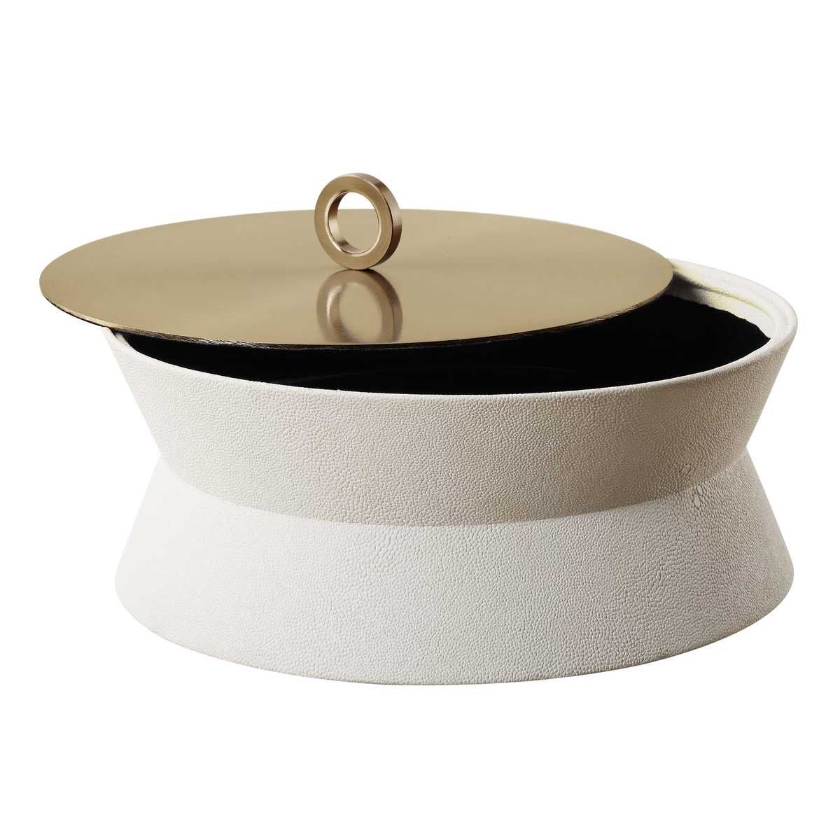 Luxe, Round Box - stylish home accessories to complete your decor | Image 4 | InSTYLE Home & Rugs