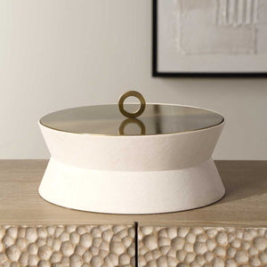 Luxe, Round Box - stylish home accessories to complete your decor | Image 1 | InSTYLE Home & Rugs