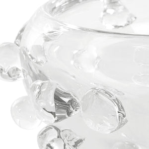 Aura, Glass Bowl - elegant decorative bowl for a unique centerpiece in any room | Image 3 | InSTYLE Home & Rugs