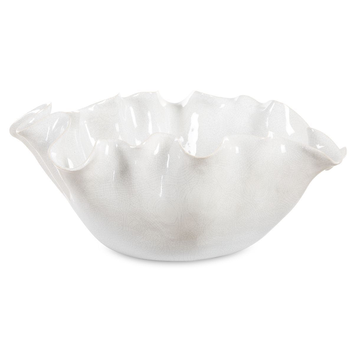 Ruffle Bloom Bowl - elegant decorative bowl for a unique centerpiece in any room | Image 2 | InSTYLE Home & Rugs
