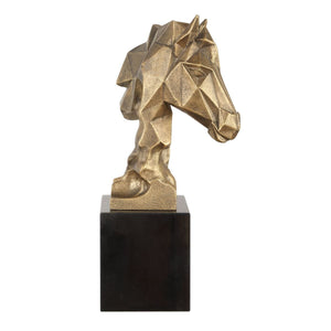 Chiseled Horse Bust, Sculpture - decor accents and accessories for every room | Image 4 | InSTYLE Home & Rugs