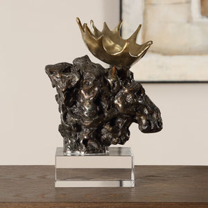 Moose Bust, Sculpture - modern accessories for a personalized living space | Image 3 | InSTYLE Home & Rugs