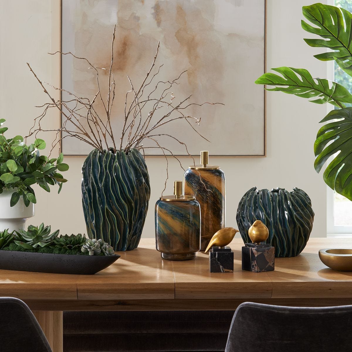 Celestial Tide Containers, S/2 - decor accents and accessories for every room | Image 3 | InSTYLE Home & Rugs