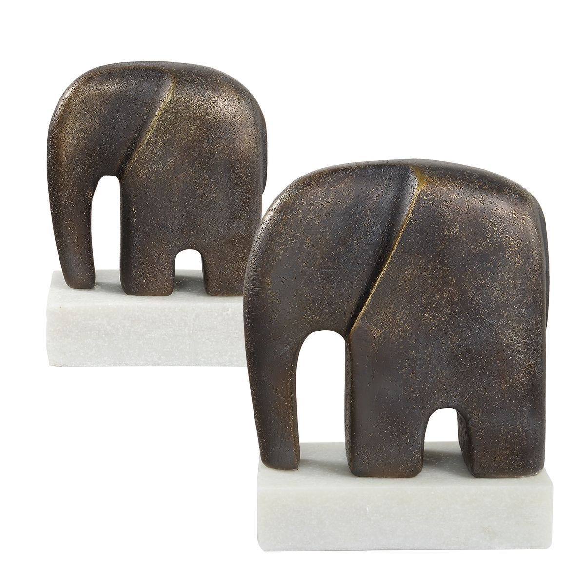 Timeless Tusk Sculptures, S/2 - stylish home accessories to complete your decor | Image 4 | InSTYLE Home & Rugs