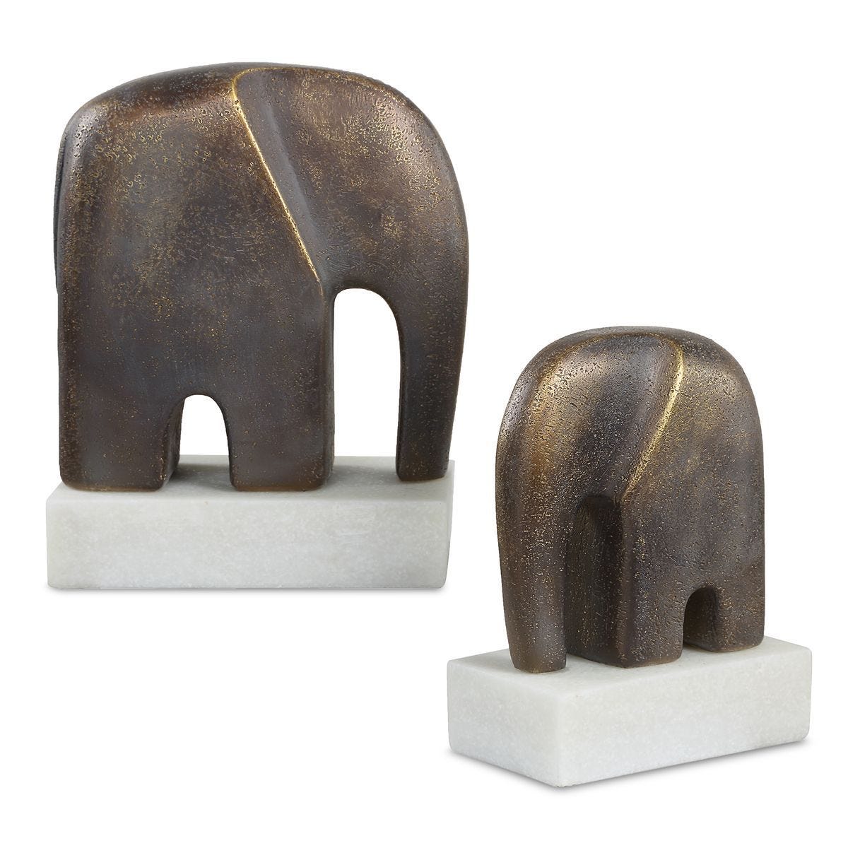 Timeless Tusk Sculptures, S/2 - stylish home accessories to complete your decor | Image 2 | InSTYLE Home & Rugs