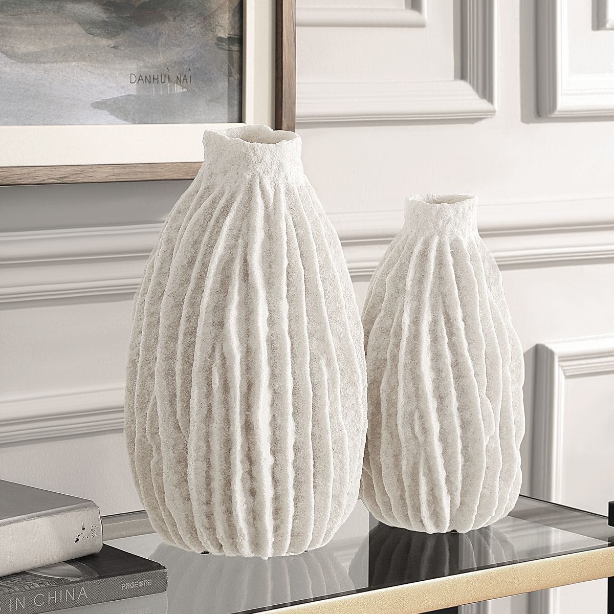 Ivory Ridge Vases, S/2 - stylish home accessories to complete your decor | Image 1 | InSTYLE Home & Rugs