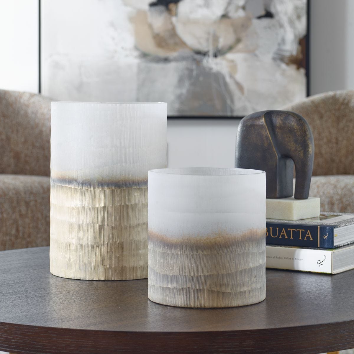 Ombra Vases, S/2 - decor accents and accessories for every room | Image 3 | InSTYLE Home & Rugs