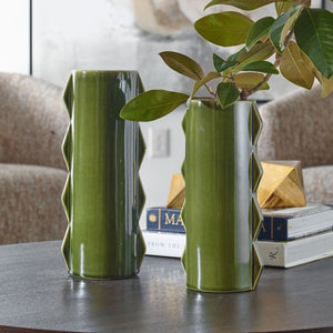 Meander Indoor-Outdoor Vases, S/2 - decor accents and accessories for every room | Image 1 | InSTYLE Home & Rugs