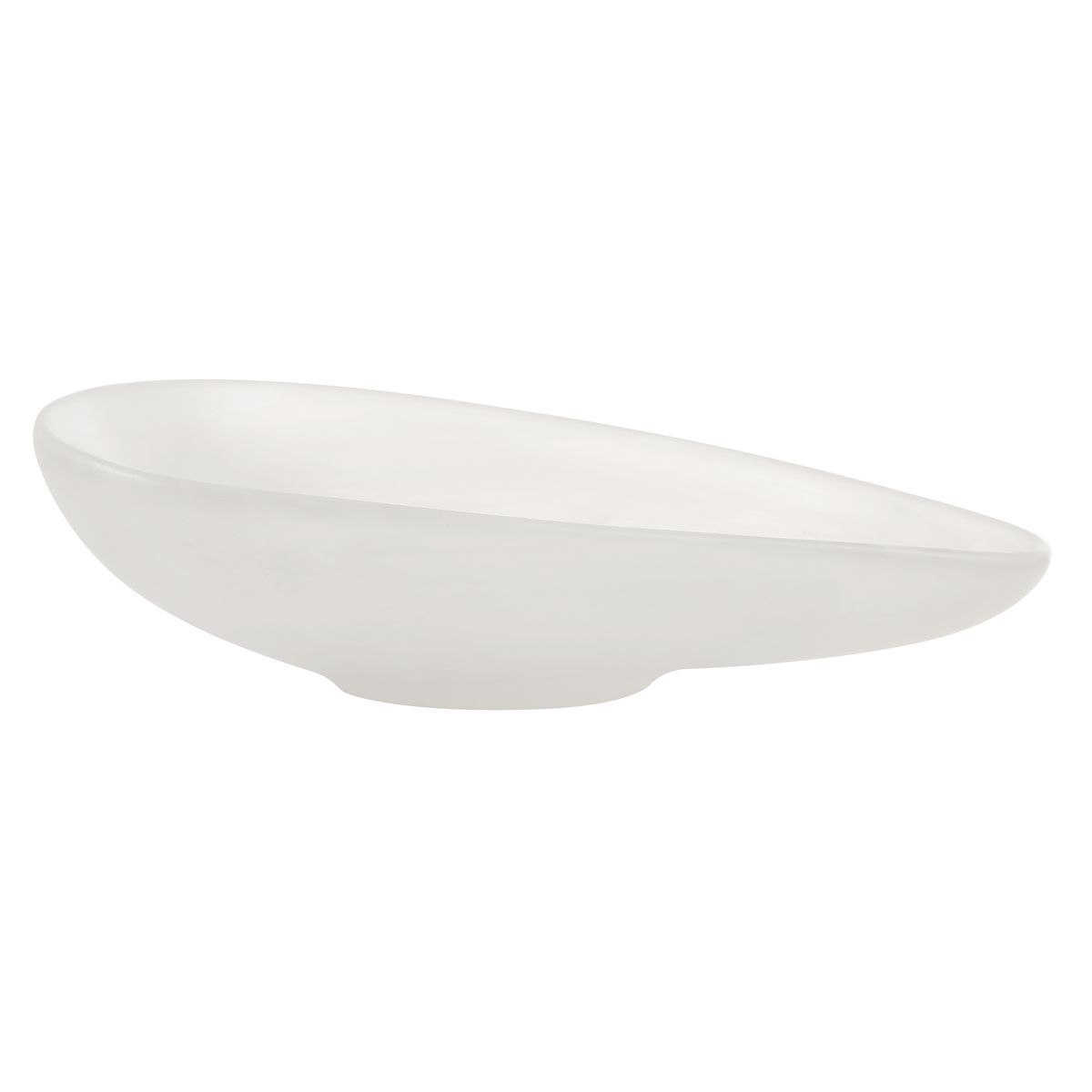 Marchena Bowl, White - modern decorative bowl for displaying fruit or decorative items | Image 4 | InSTYLE Home & Rugs