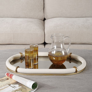Cyprus, Oval Tray - stylish tray to organize and display your favorite items | Image 6 | InSTYLE Home & Rugs