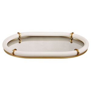Cyprus, Oval Tray - stylish tray to organize and display your favorite items | Image 5 | InSTYLE Home & Rugs
