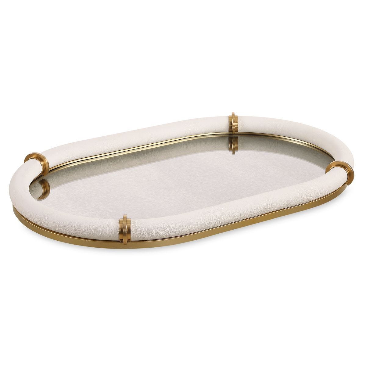 Cyprus, Oval Tray - stylish tray to organize and display your favorite items | Image 2 | InSTYLE Home & Rugs