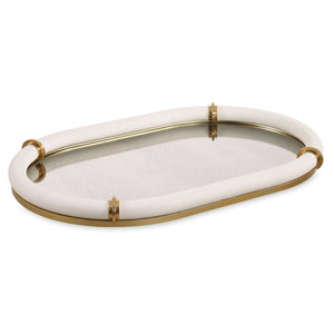 Cyprus, Oval Tray - stylish tray to organize and display your favorite items | Image 2 | InSTYLE Home & Rugs
