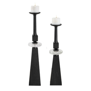 Ebon Glow, Candleholders, S/2 - decor accents and accessories for every room | Image 4 | InSTYLE Home & Rugs