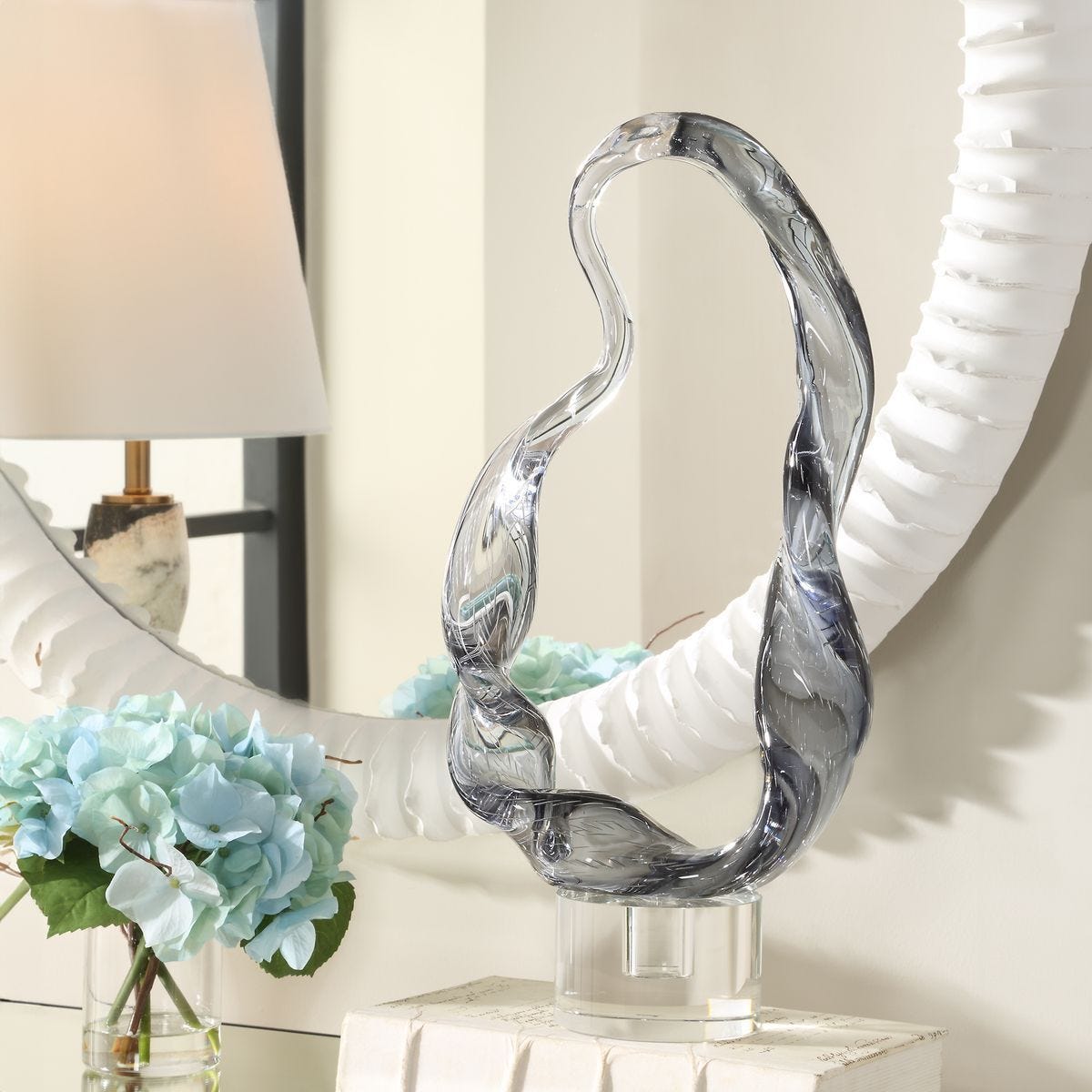 Luminous Twist Sculpture - modern accessories for a personalized living space | Image 3 | InSTYLE Home & Rugs
