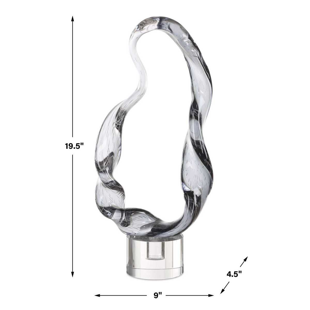 Luminous Twist Sculpture - modern accessories for a personalized living space | Image 7 | InSTYLE Home & Rugs