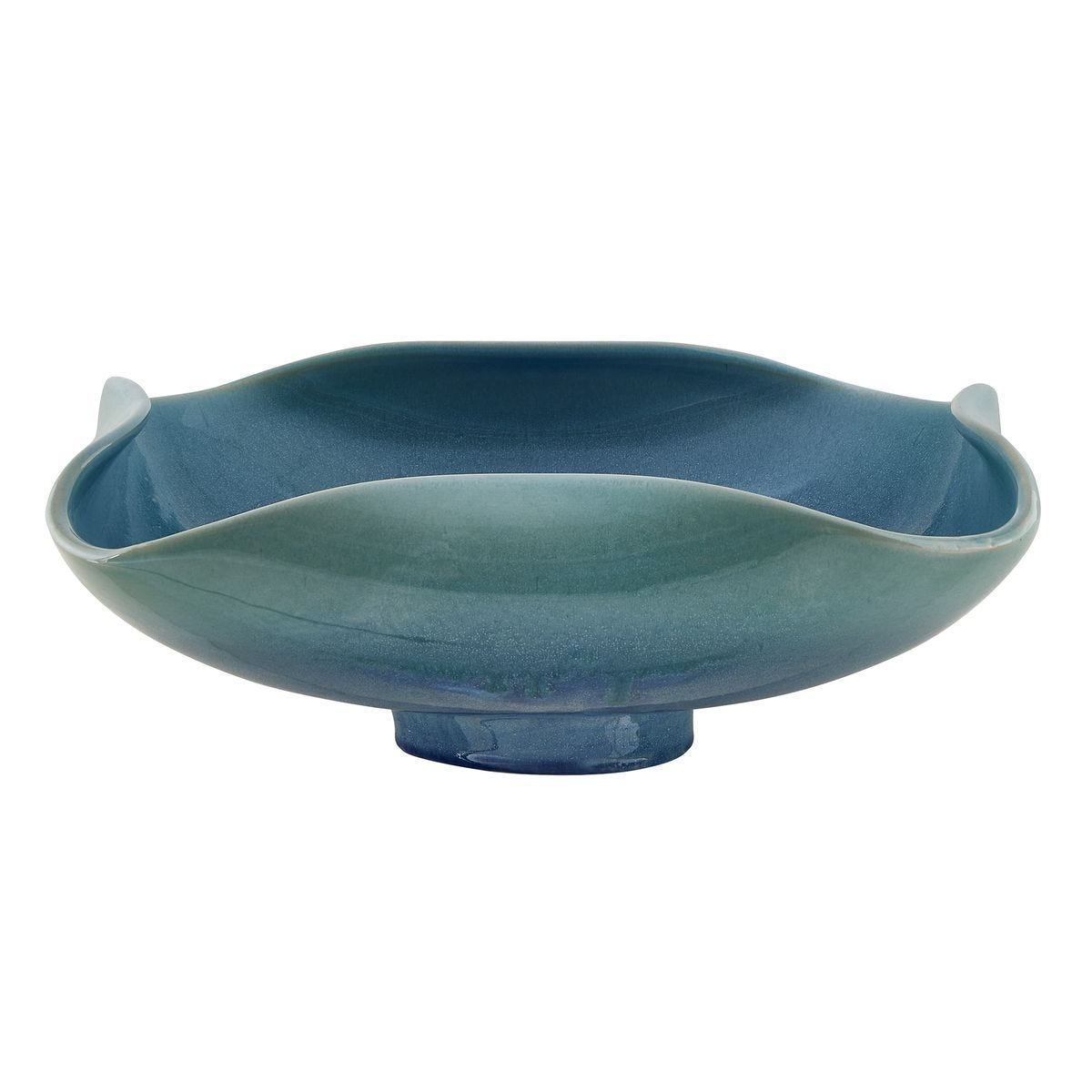 Blue Lagoon Indoor-Outdoor Bowl - modern decorative bowl for displaying fruit or decorative items | Image 5 | InSTYLE Home & Rugs