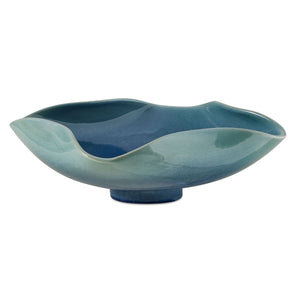 Blue Lagoon Indoor-Outdoor Bowl - modern decorative bowl for displaying fruit or decorative items | Image 2 | InSTYLE Home & Rugs