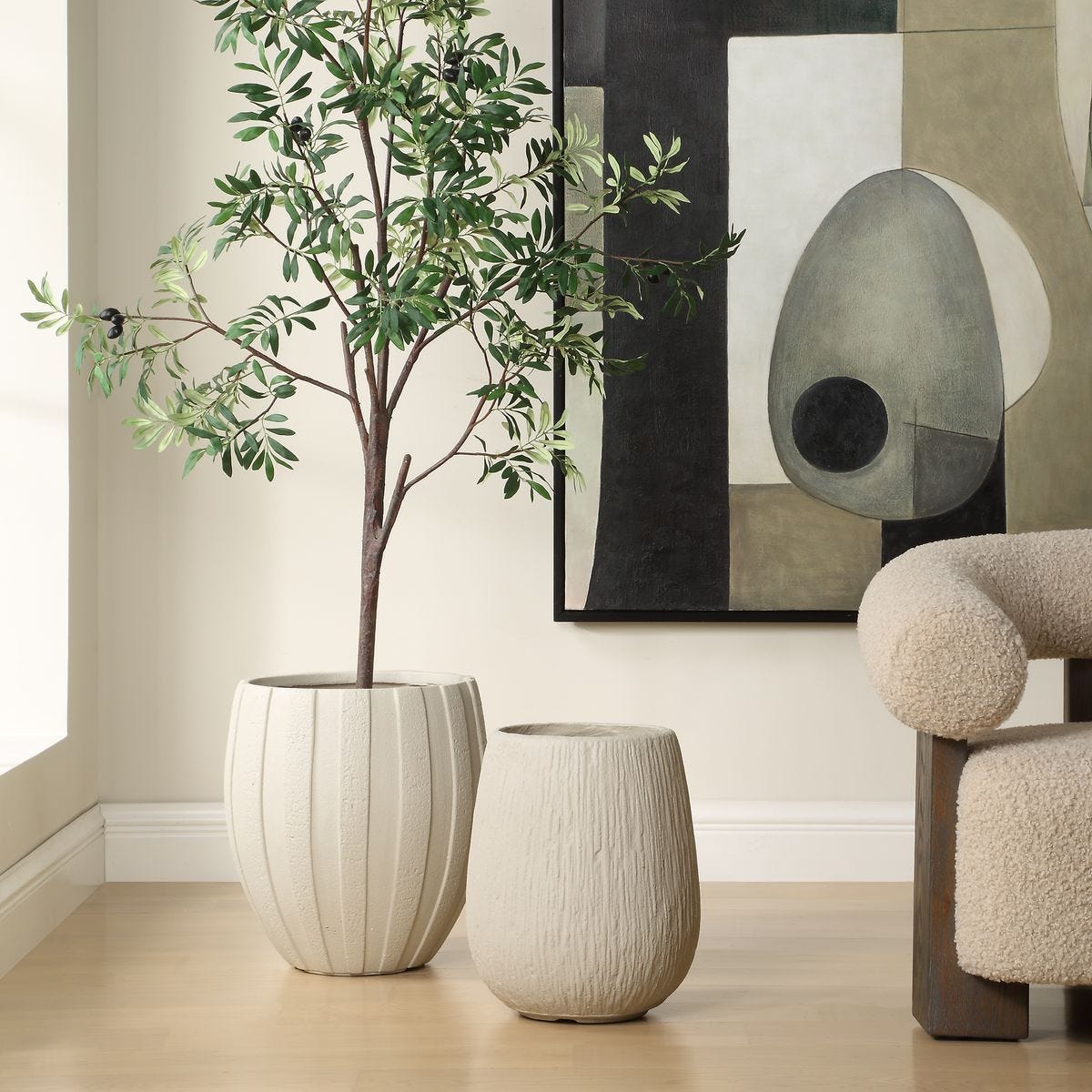 Ridgehaven Indoor-Outdoor Planter - stylish plant pot for home or office decor | Image 5 | InSTYLE Home & Rugs