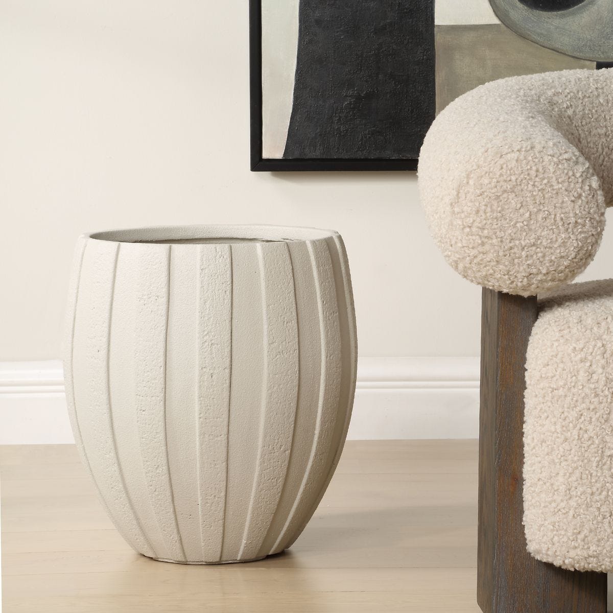 Ridgehaven Indoor-Outdoor Planter - stylish plant pot for home or office decor | Image 4 | InSTYLE Home & Rugs