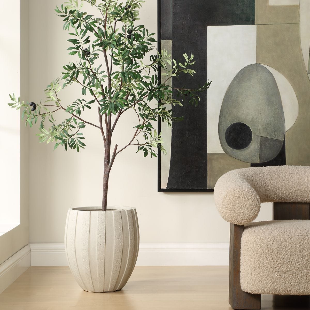 Ridgehaven Indoor-Outdoor Planter - stylish plant pot for home or office decor | Image 3 | InSTYLE Home & Rugs