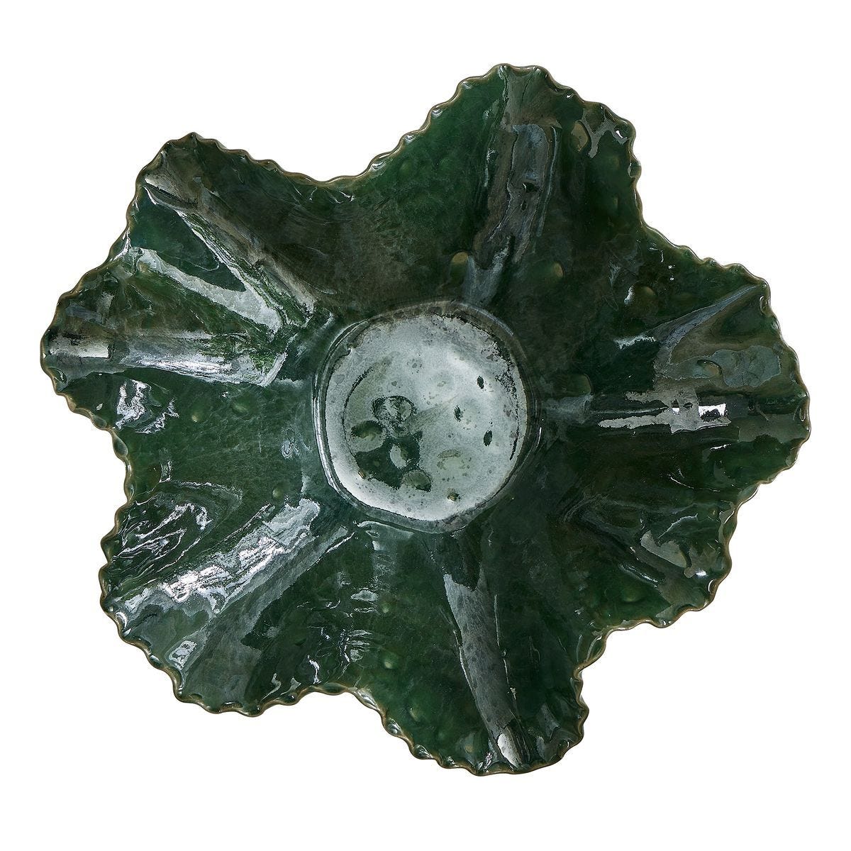 Verdant Bloom Indoor-Outdoor Bowl - elegant decorative bowl for a unique centerpiece in any room | Image 8 | InSTYLE Home & Rugs
