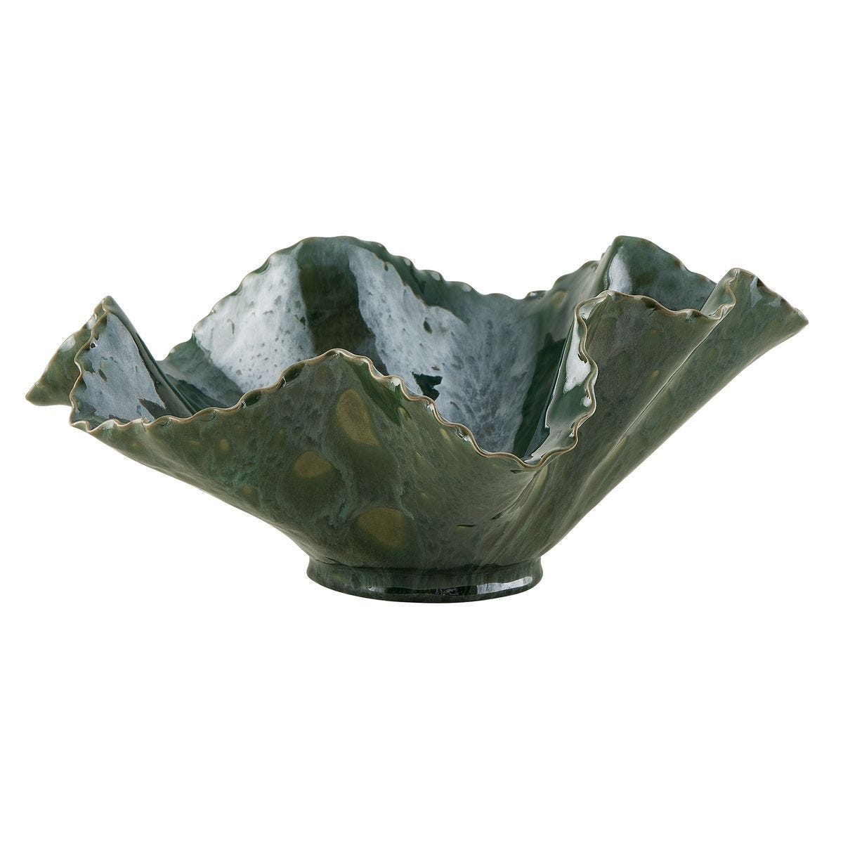 Verdant Bloom Indoor-Outdoor Bowl - elegant decorative bowl for a unique centerpiece in any room | Image 4 | InSTYLE Home & Rugs