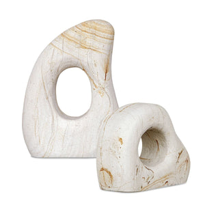 Stone Flow Indoor-Outdoor Sculptures, S/2 - modern accessories for a personalized living space | Image 2 | InSTYLE Home & Rugs