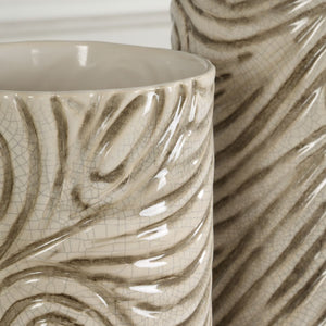 Timber Swirl Vases, S/2 - decor accents and accessories for every room | Image 3 | InSTYLE Home & Rugs