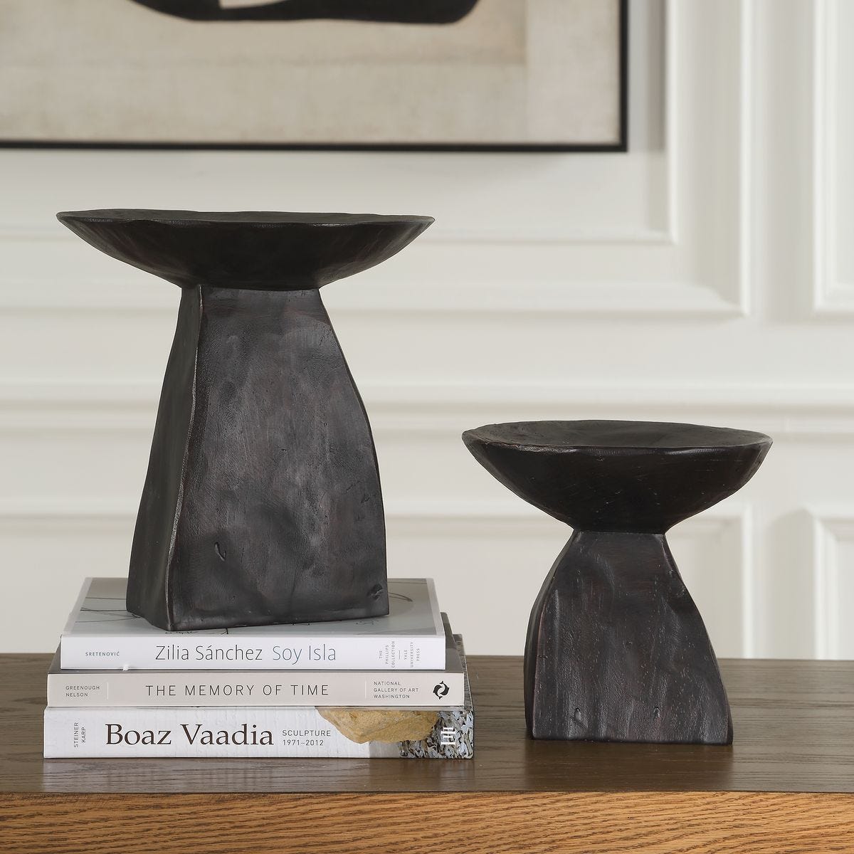 Shadow Pedestal Bowls, S/2 - decor accents and accessories for every room | Image 3 | InSTYLE Home & Rugs