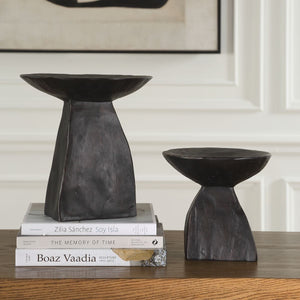 Shadow Pedestal Bowls, S/2 - decor accents and accessories for every room | Image 3 | InSTYLE Home & Rugs