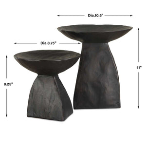 Shadow Pedestal Bowls, S/2 - decor accents and accessories for every room | Image 6 | InSTYLE Home & Rugs