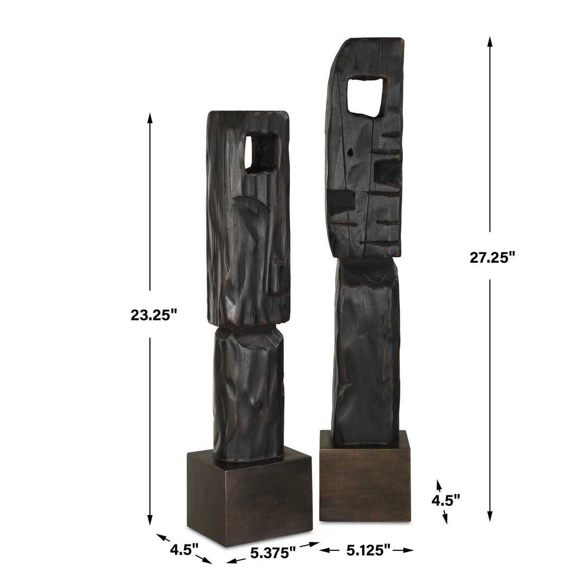 Cipher Totems, S/2 - decor accents and accessories for every room | Image 7 | InSTYLE Home & Rugs