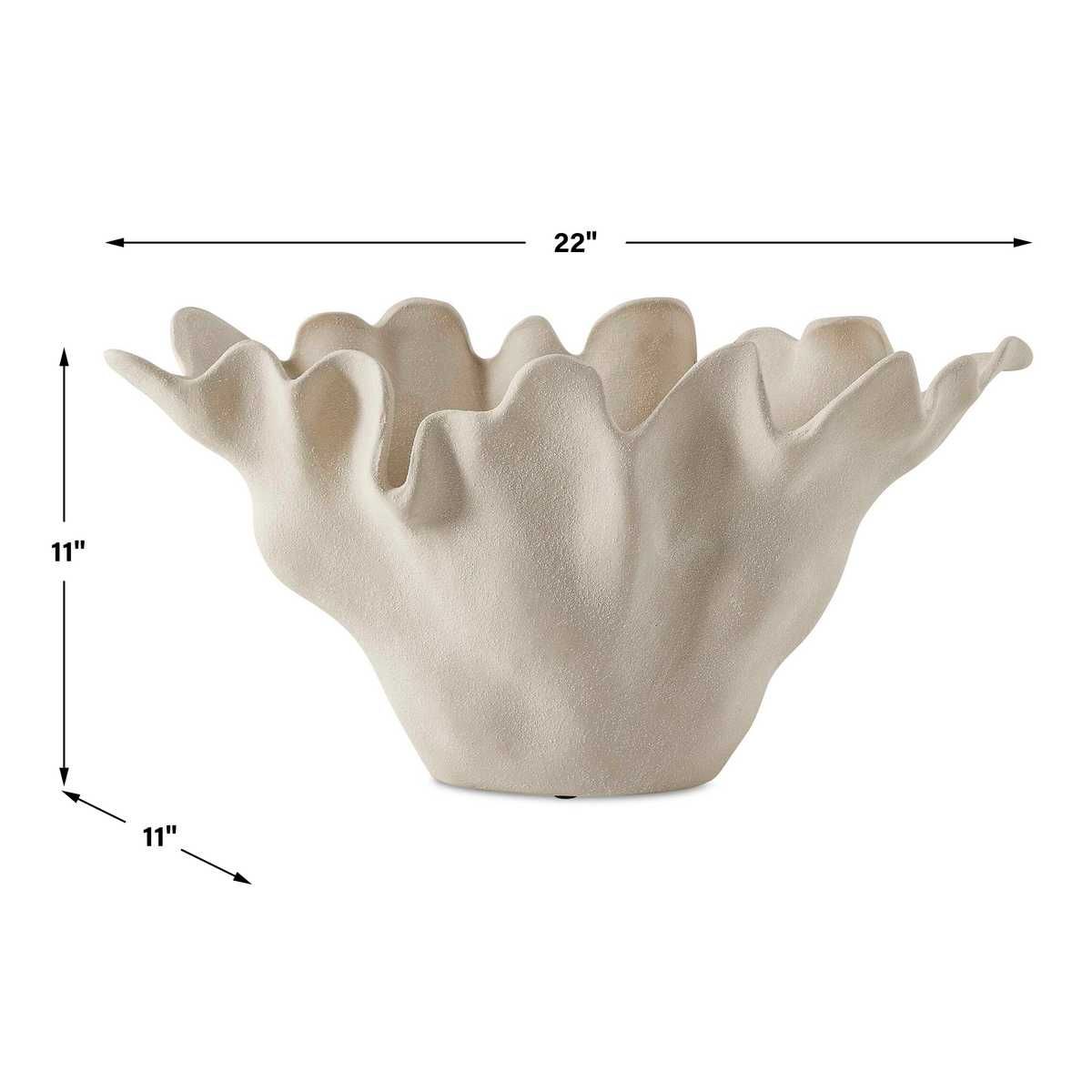 Sand Dune Indoor-Outdoor Bowl - modern decorative bowl for displaying fruit or decorative items | Image 7 | InSTYLE Home & Rugs