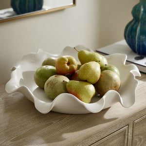 Wave Crest Indoor-Outdoor Bowl - elegant decorative bowl for a unique centerpiece in any room | Image 1 | InSTYLE Home & Rugs