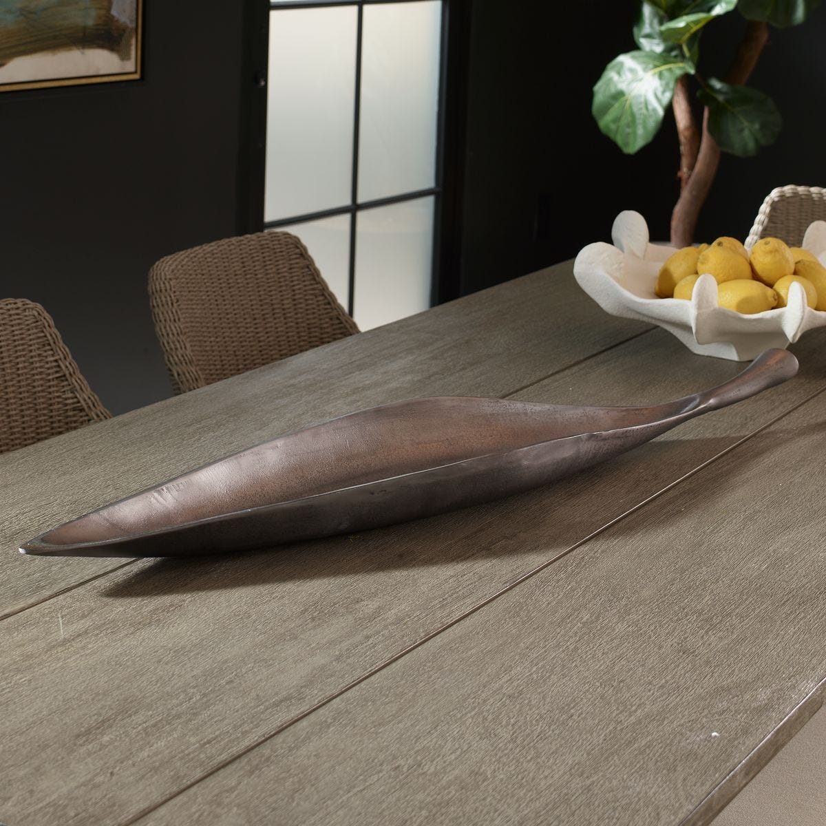 Leaflet Indoor-Outdoor Bowl - stylish decorative bowl to enhance your home decor | Image 3 | InSTYLE Home & Rugs
