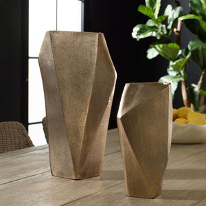 GeoForm Indoor-Outdoor Vases, S/2 - decor accents and accessories for every room | Image 1 | InSTYLE Home & Rugs