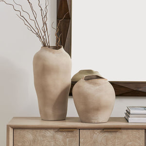 Shadow Play Indoor-Outdoor Vases, S/2 - stylish home accessories to complete your decor | Image 1 | InSTYLE Home & Rugs